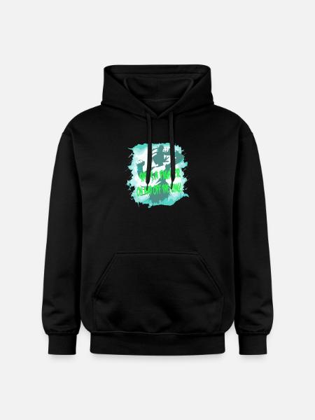 Fighter She's a fighter - Gildan Unisex Softstyle® Midweight Hoodie - black