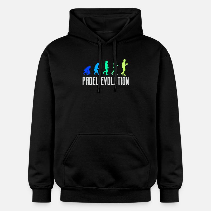 Spieler Evolution Padel Padelspiel Statement - Gildan Unisex Softstyle® Midweight Hoodie - Schwarz