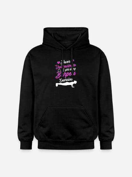 Burpees Design - Gildan Unisex Softstyle® Midweight Hoodie - black