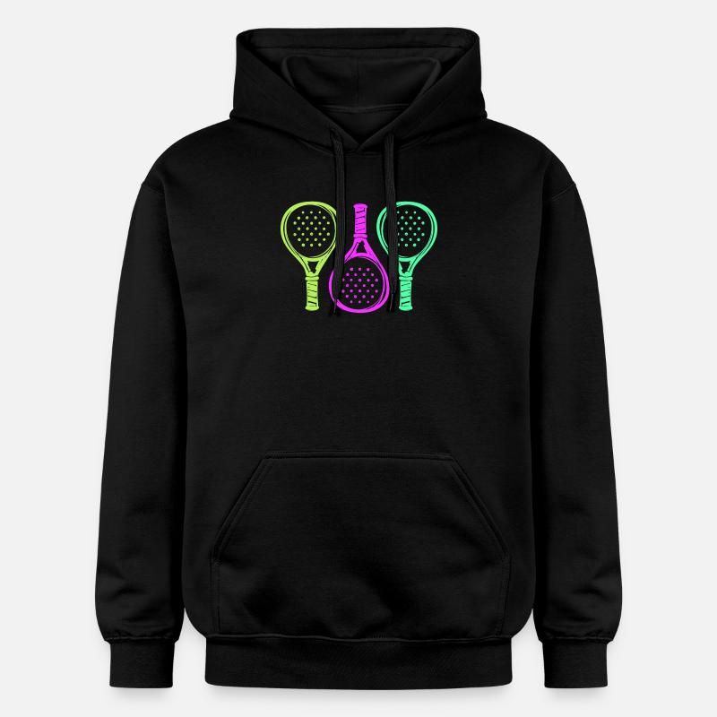 Padel Racket Setback Player Padel Game - Gildan Unisex Softstyle® Midweight Hoodie - black