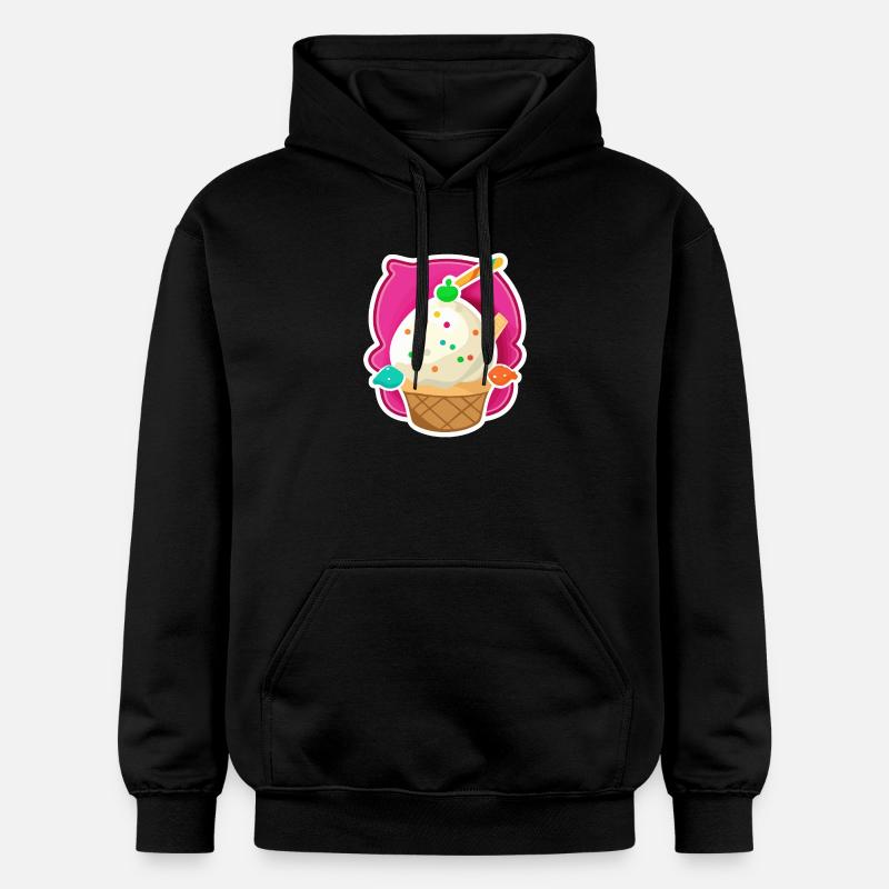 Glaces, glaces - Sweat à capuche Softstyle® Gildan Unisexe - noir