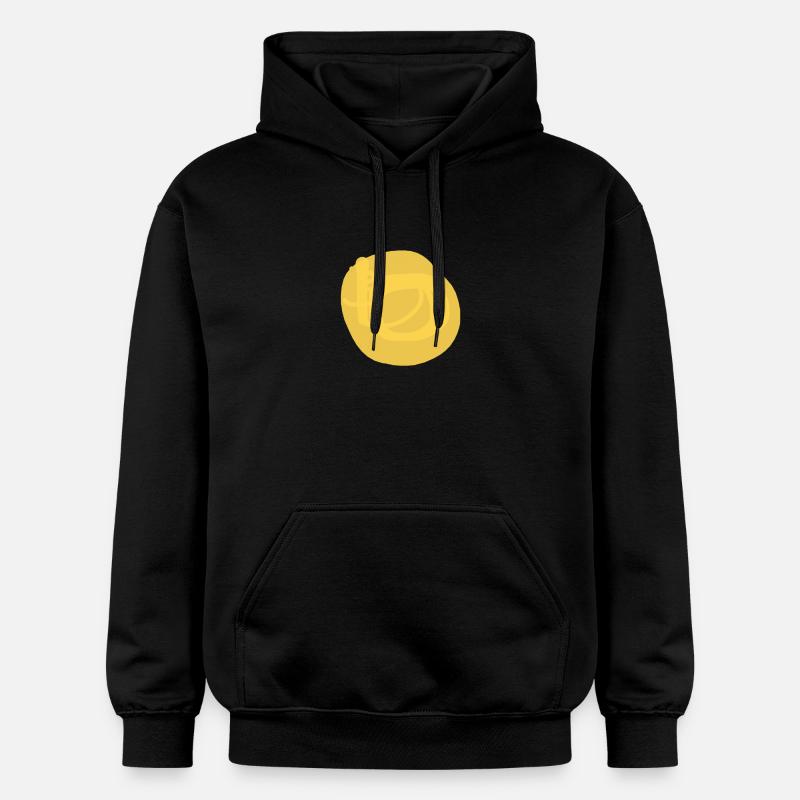 Le cercle jaune - Sweat à capuche Softstyle® Gildan Unisexe - noir