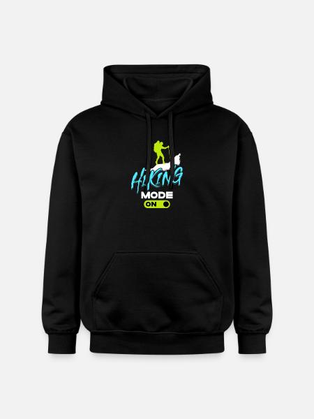 Glacier Hiking Hikers Mountains Statement Tours - Gildan Unisex Softstyle® Midweight Hoodie - black
