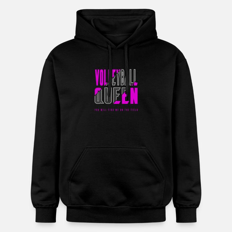 Reine du volleyball - Sweat à capuche Softstyle® Gildan Unisexe - noir