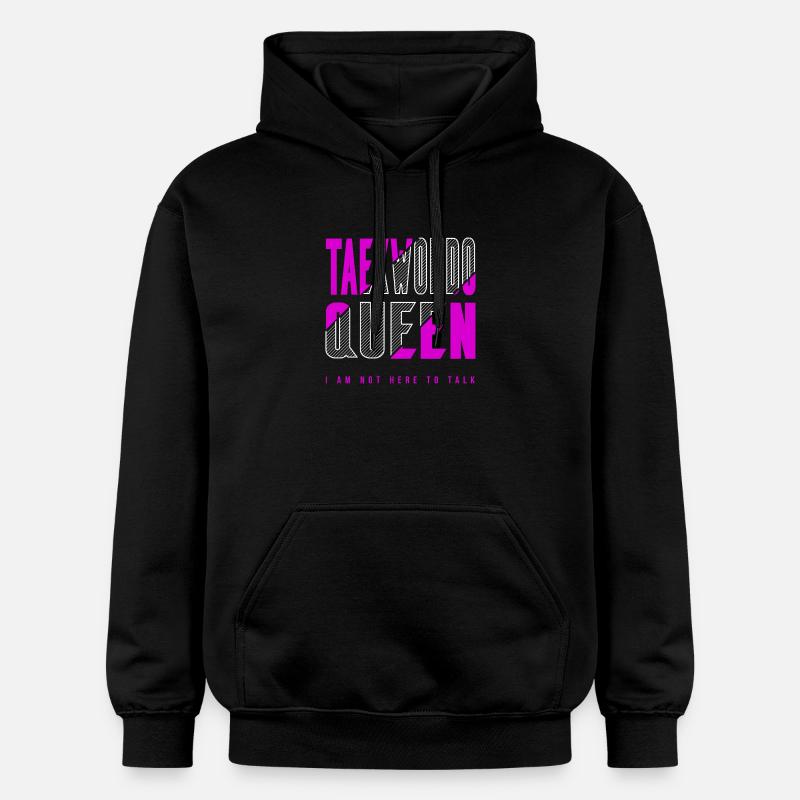 Reine du taekwondo - Sweat à capuche Softstyle® Gildan Unisexe - noir