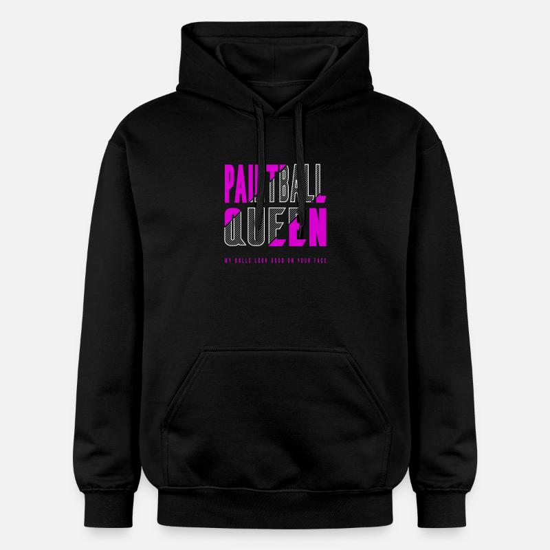 Reine du paintball - Sweat à capuche Softstyle® Gildan Unisexe - noir