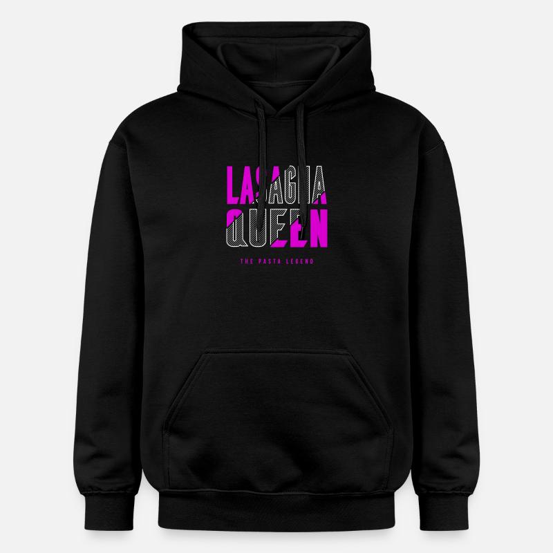 Reine des lasagnes - Sweat à capuche Softstyle® Gildan Unisexe - noir
