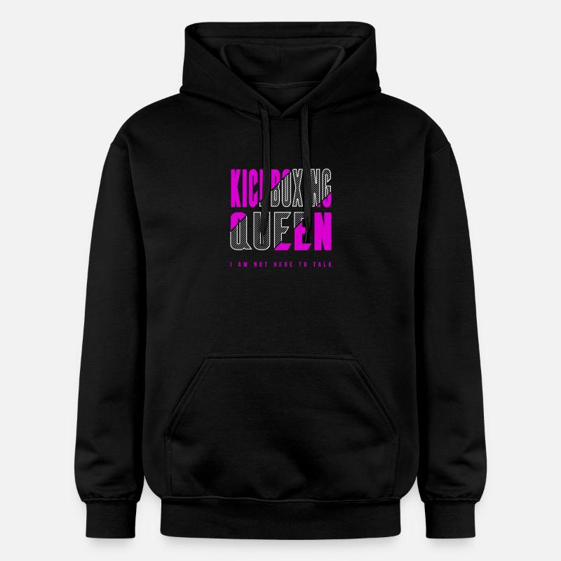 Reine du kickboxing - Sweat à capuche Softstyle® Gildan Unisexe - noir