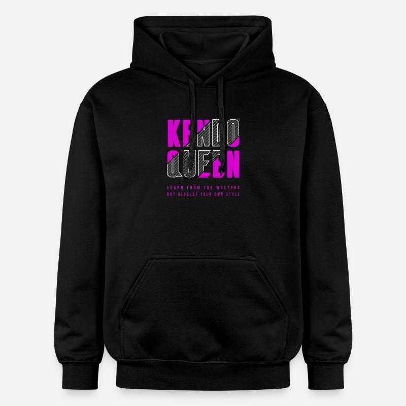 Reine du Kendo - Sweat à capuche Softstyle® Gildan Unisexe - noir