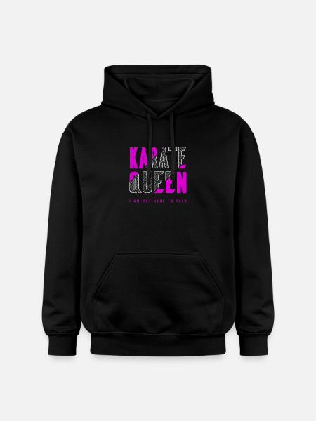 Karate Queen - Gildan Unisex Softstyle® Midweight Hoodie - black