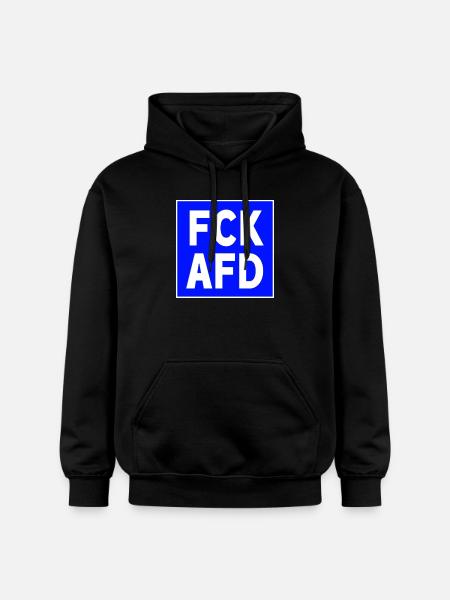 FCK AFD - Gildan Unisex Softstyle® Midweight Hoodie - Schwarz