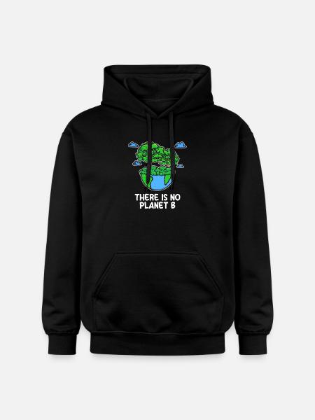 Mutter Erde Planet Statement Baum Naturschutz - Gildan Unisex Softstyle® Midweight Hoodie - Schwarz