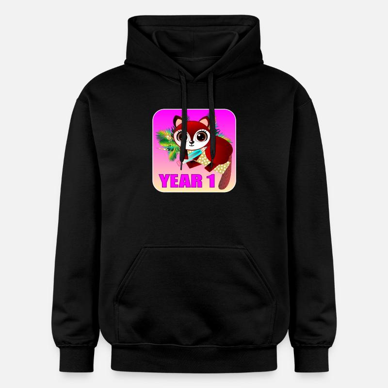 ÉCOLE PRIMAIRE 1 - FOX - Sweat à capuche Softstyle® Gildan Unisexe - noir