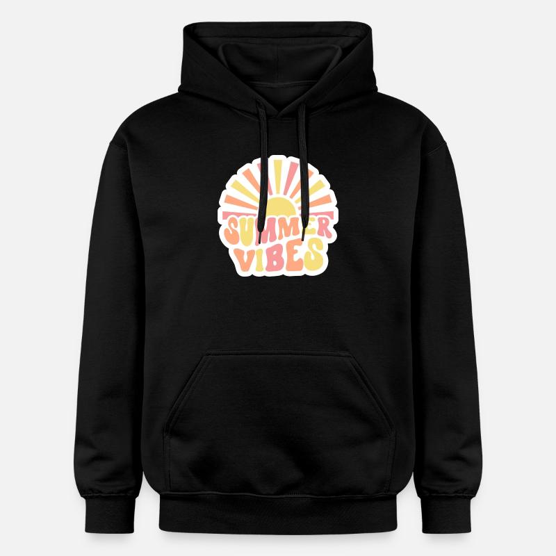 Ambiance estivale - Sweat à capuche Softstyle® Gildan Unisexe - noir