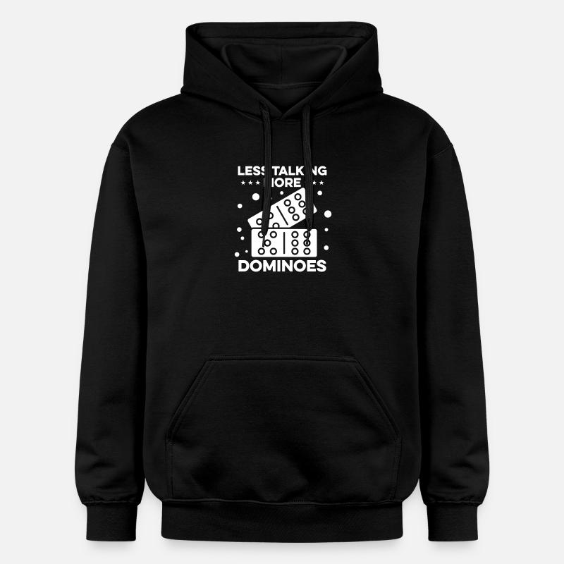 Conception de jeux Domino - Sweat à capuche Softstyle® Gildan Unisexe - noir