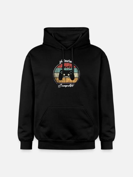 Volksschule Level Complete Gamer - Gildan Unisex Softstyle® Midweight Hoodie - Schwarz