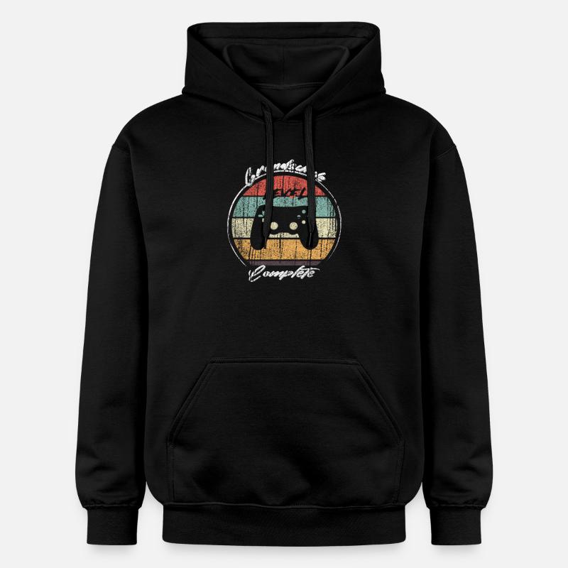 Niveau élémentaire Joueur complet - Sweat à capuche Softstyle® Gildan Unisexe - noir