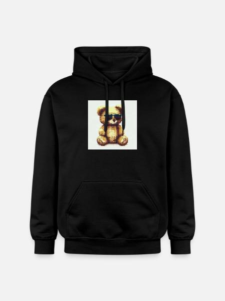 Teddy Cool - Gildan Unisex Softstyle® Midweight Hoodie - Schwarz