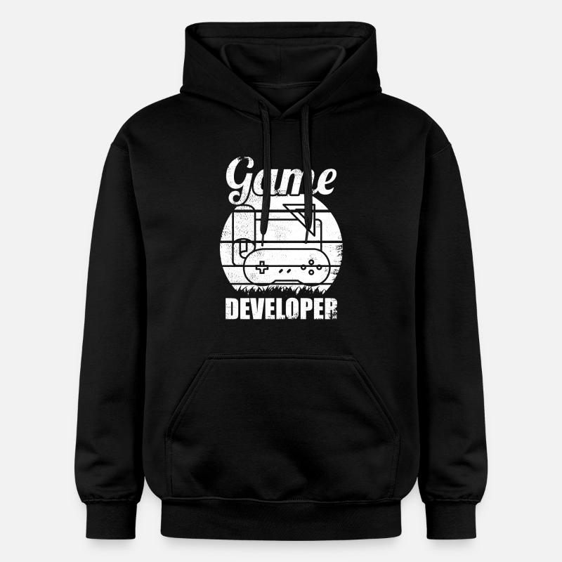 Développeur de jeux - Sweat à capuche Softstyle® Gildan Unisexe - noir