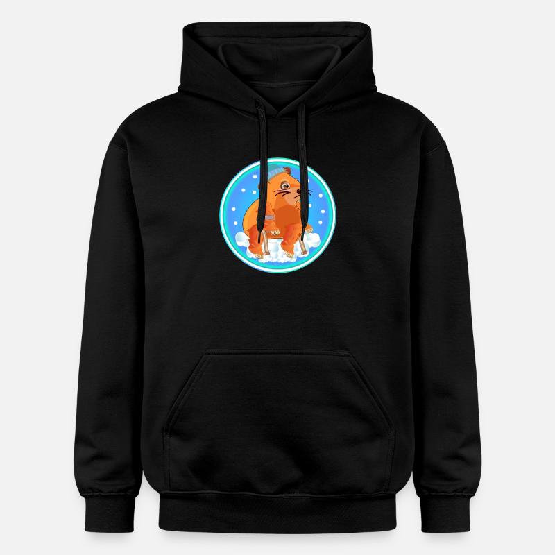 Rétablissez-vous vite - RECOVERY WALKER CAPYBARA - Sweat à capuche Softstyle® Gildan Unisexe - noir