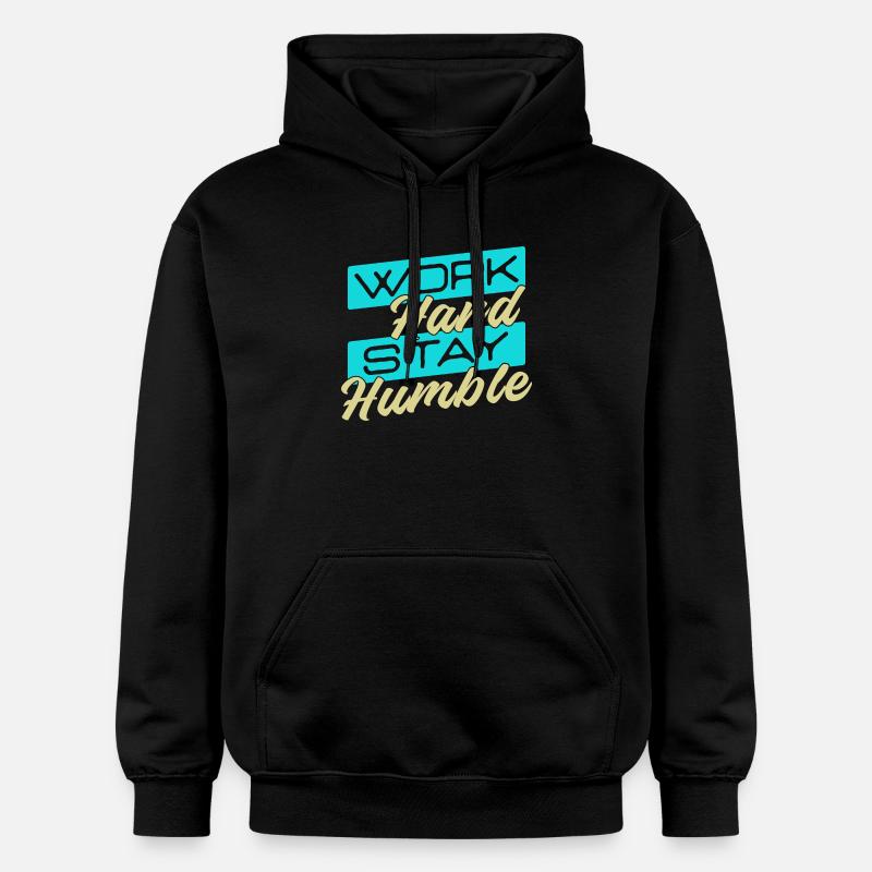 Employé Emploi Travail Carrière Travailleur Profession - Sweat à capuche Softstyle® Gildan Unisexe - noir