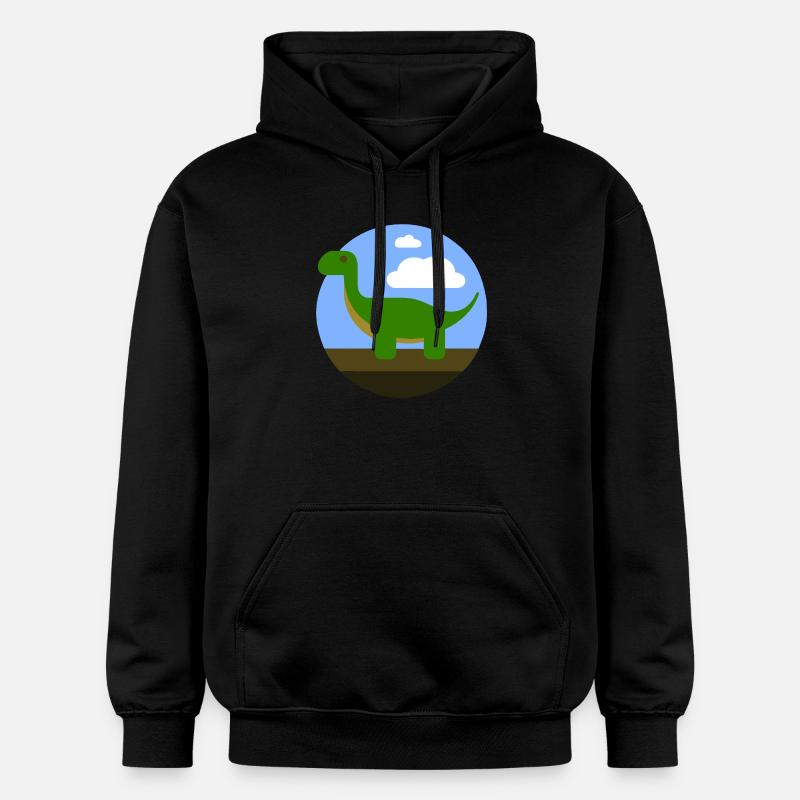 Dino - Sweat à capuche Softstyle® Gildan Unisexe - noir