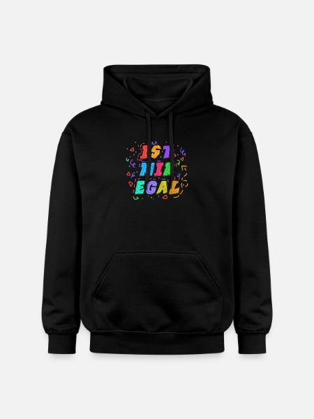 I don't care Statement Indifferent attitude - Gildan Unisex Softstyle® Midweight Hoodie - black