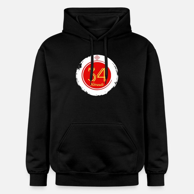 Hérault - Sweat à capuche Softstyle® Gildan Unisexe - noir