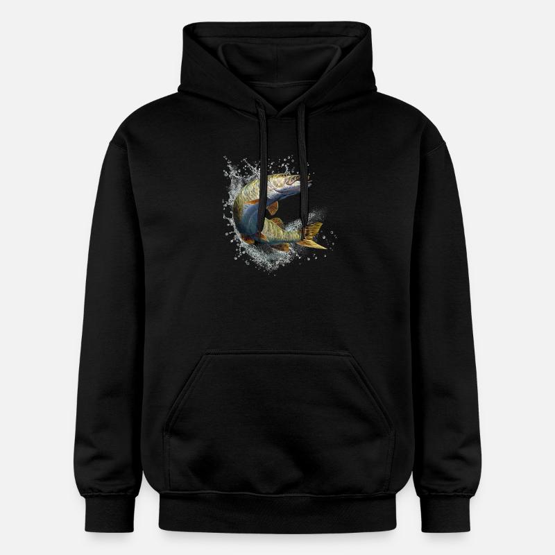 Brochet - Sweat à capuche Softstyle® Gildan Unisexe - noir