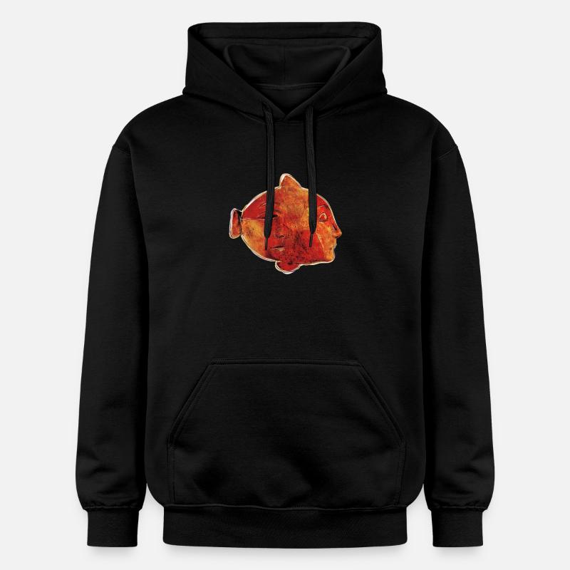 POISSON - Sweat à capuche Softstyle® Gildan Unisexe - noir