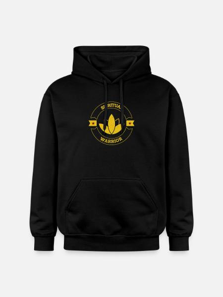 Spiritual Warrior motivation - Sweat à capuche Softstyle® Gildan Unisexe - noir