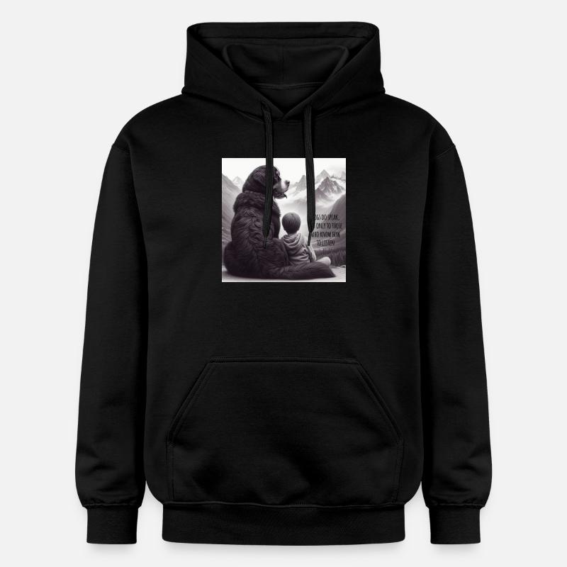 Bouvier bernois - Sweat à capuche Softstyle® Gildan Unisexe - noir