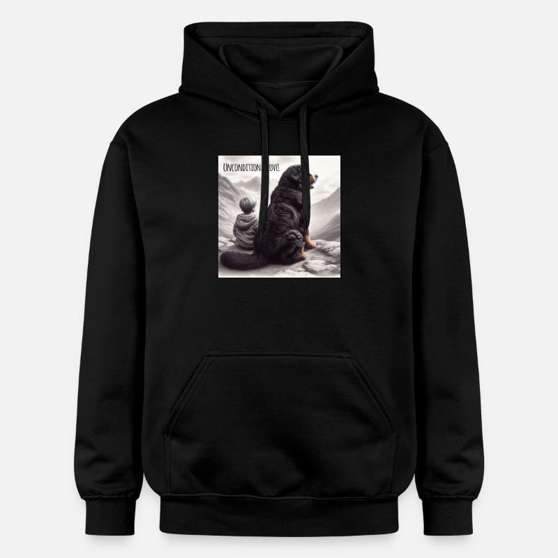 Bouvier bernois - Sweat à capuche Softstyle® Gildan Unisexe - noir