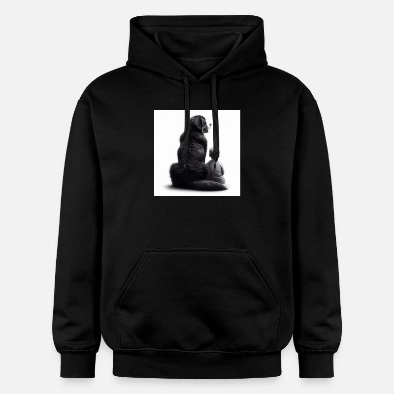 Bouvier bernois - Sweat à capuche Softstyle® Gildan Unisexe - noir