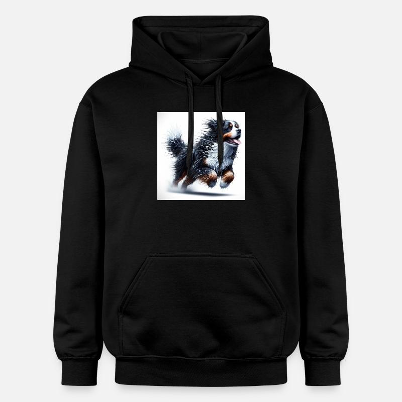 Bouvier bernois - Sweat à capuche Softstyle® Gildan Unisexe - noir