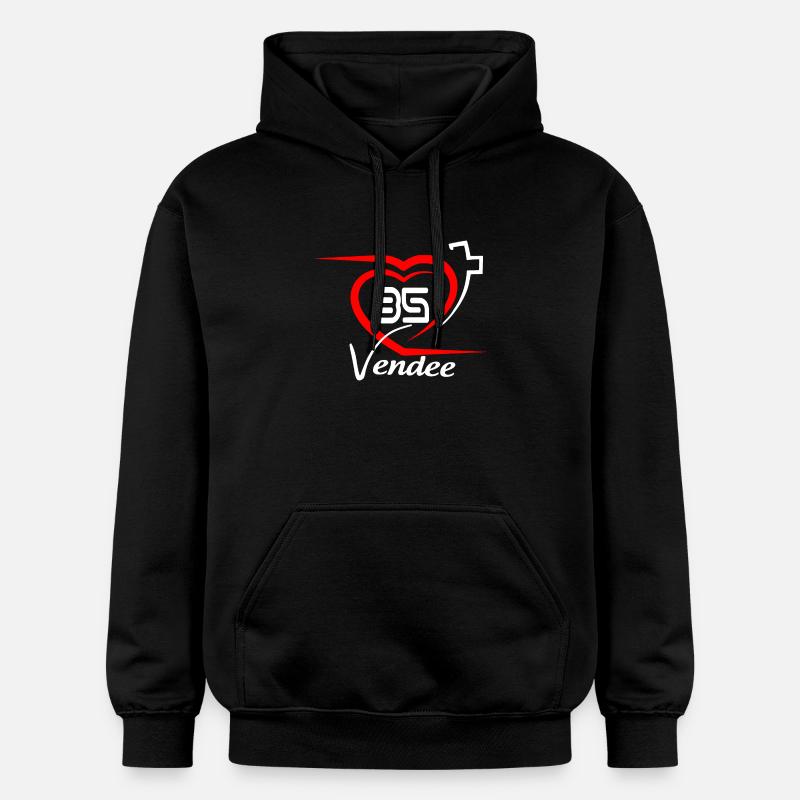 Vendée - Sweat à capuche Softstyle® Gildan Unisexe - noir