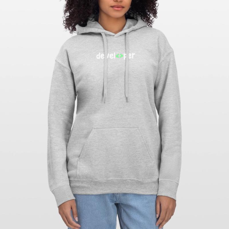 Développeur Code Scripting Debug Informatik Geek Sweat à capuche Softstyle® Gildan Unisexe