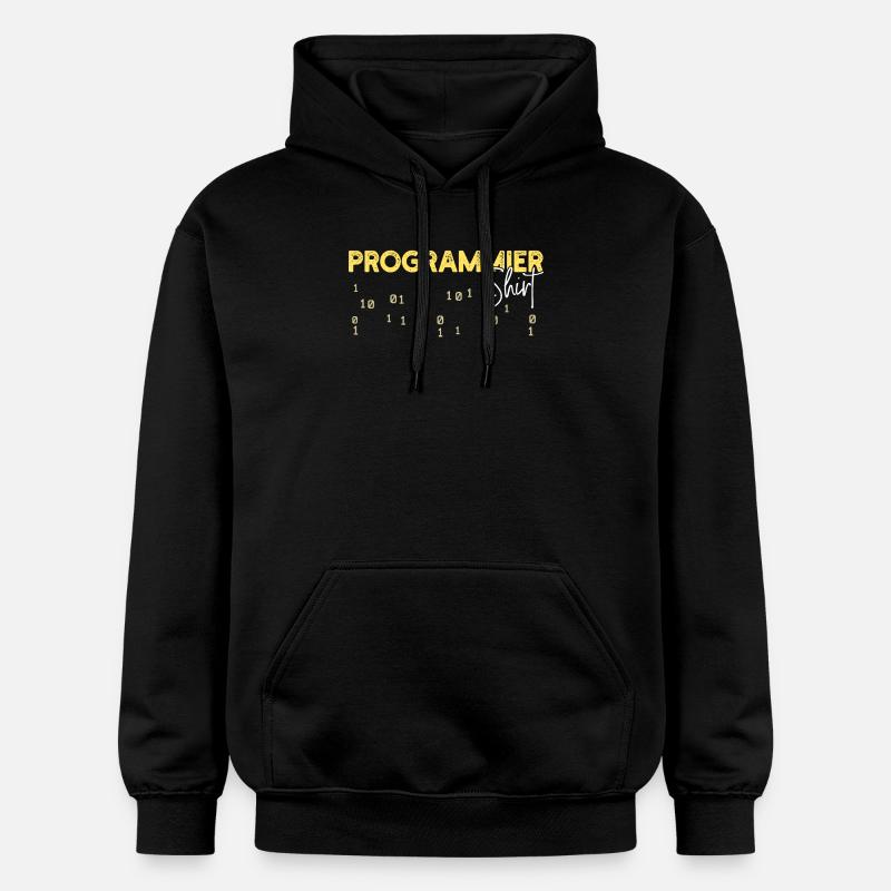 Developer Statement Coden Skripting Webentwickler - Gildan Unisex Softstyle® Midweight Hoodie - Schwarz
