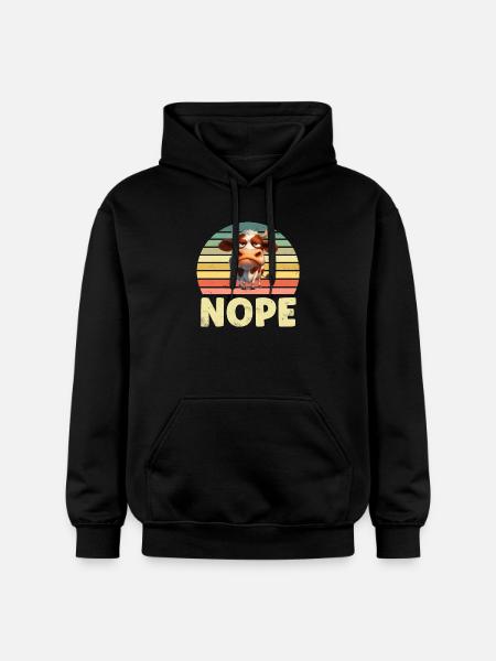 Vaches Vaches - Sweat à capuche Softstyle® Gildan Unisexe - noir