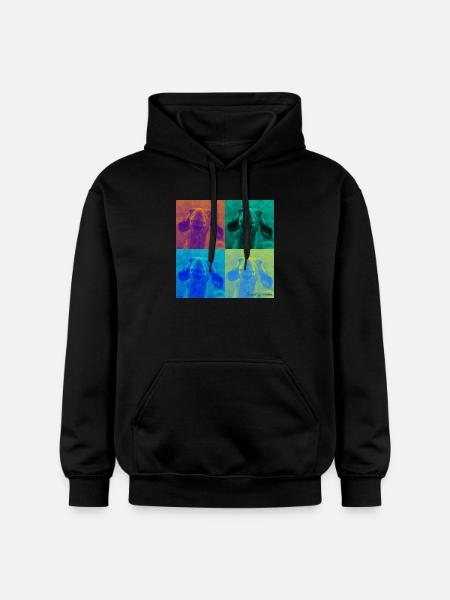 Secret of Moose - Duplex - Gildan Unisex Softstyle® Midweight Hoodie - black