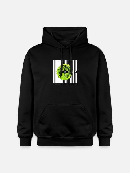 SPOT - PUNK - Gildan Unisex Softstyle® Midweight Hoodie - black