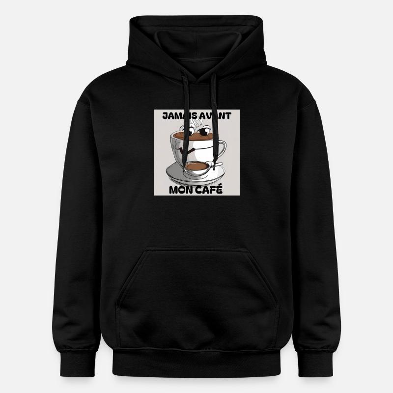 Café - Sweat à capuche Softstyle® Gildan Unisexe - noir