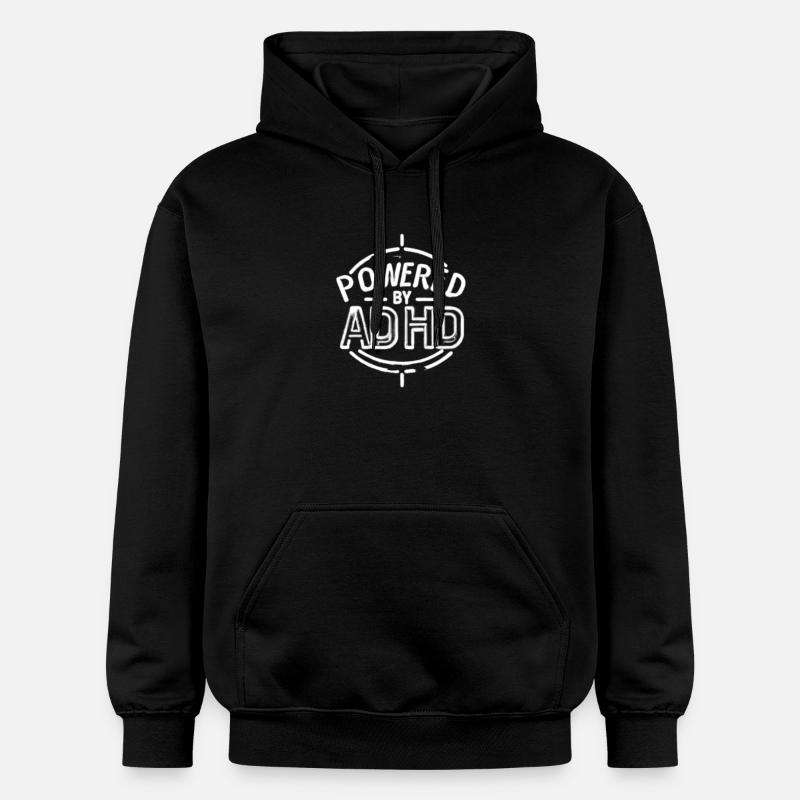 TDAH - Sweat à capuche Softstyle® Gildan Unisexe - noir