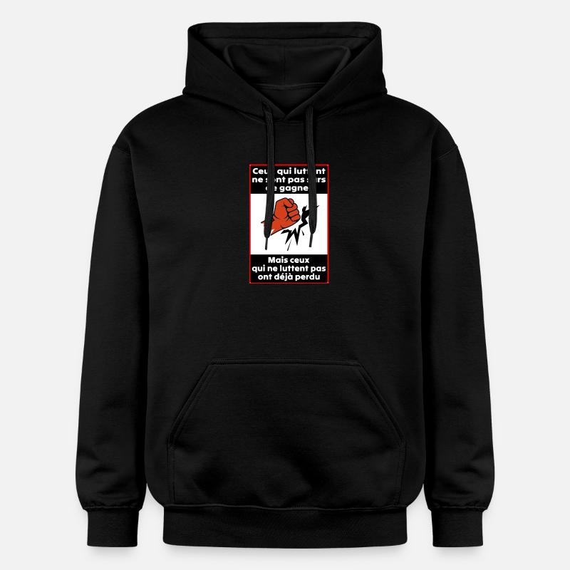Ceux qui luttent - Sweat à capuche Softstyle® Gildan Unisexe - noir