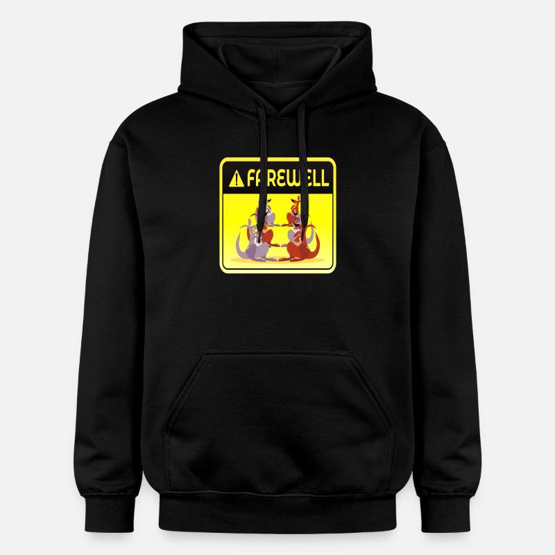 GROUPE D’ÉQUIPE D’ADIEU - Sweat à capuche Softstyle® Gildan Unisexe - noir