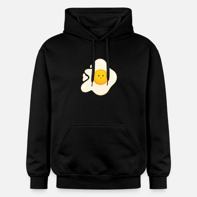 Oeuf au plat sucré - Sweat à capuche Softstyle® Gildan Unisexe - noir
