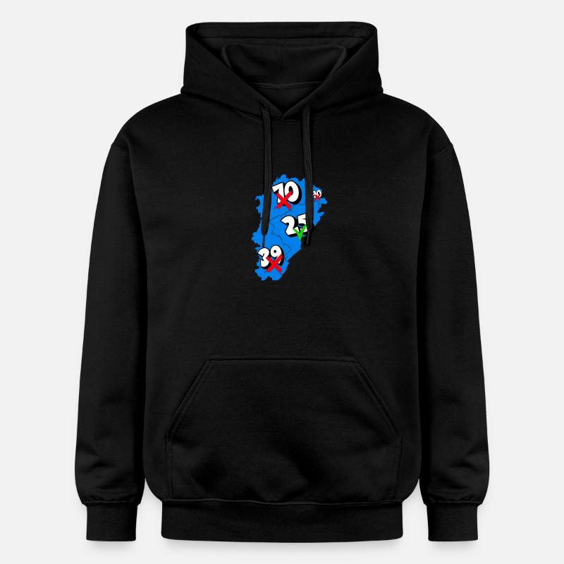 Région franche comté - Sweat à capuche Softstyle® Gildan Unisexe - noir