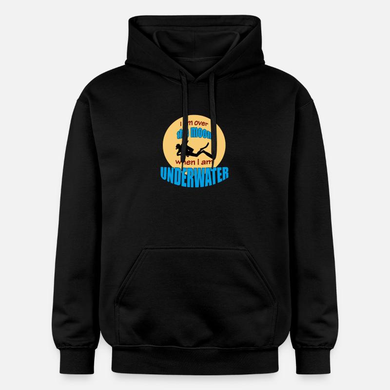 PLONGÉE - Sweat à capuche Softstyle® Gildan Unisexe - noir