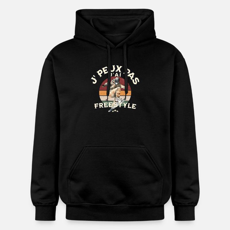 J'paux pas j'ai freestyle - Sweat à capuche Softstyle® Gildan Unisexe - noir