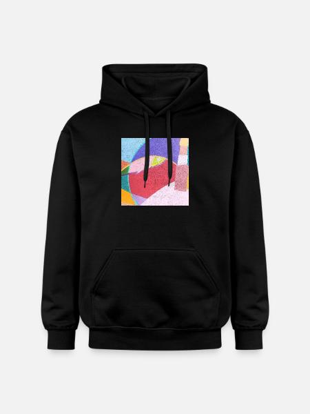 Bunte Wandmalereien - Gildan Unisex Softstyle® Midweight Hoodie - Schwarz